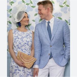 Vineyard Vines for the 147th Kentucky Derby Textured Maxi Dress